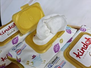 킨도 아기 물티슈 골드 일반형 — 5점을 준 리뷰어가 2021년 8월 올린 사용 사진