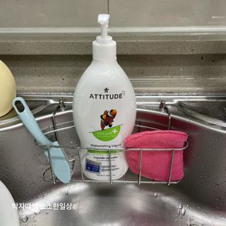 에티튜드 천연 주방세제 그린애플앤바질 향 700ml 1종 주방세제 EWG올그린 순한 비건 세제 — 5점을 준 리뷰어가 2022년 10월 올린 사용 사진