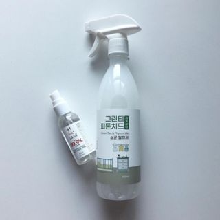 [엠메이데이] 그린티 피톤치드 감쪽같이 500ml + 손소독액 50ml — 5점을 준 리뷰어가 2022년 3월 올린 사용 사진