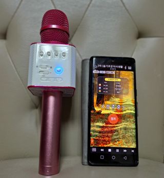 매직씽 노래방 어플리케이션 6개월 이용권 — 4점을 준 리뷰어가 2021년 9월 올린 사용 사진