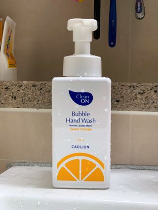 카오리온코스메틱스 클린온 버블 핸드 워시 500ml — 4.5점을 준 리뷰어가 2021년 8월 올린 사용 사진