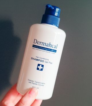 더마힐 헤어 컨디셔닝 샴푸 500ml 3종 중 택1 — 5점을 준 리뷰어가 2021년 3월 올린 사용 사진