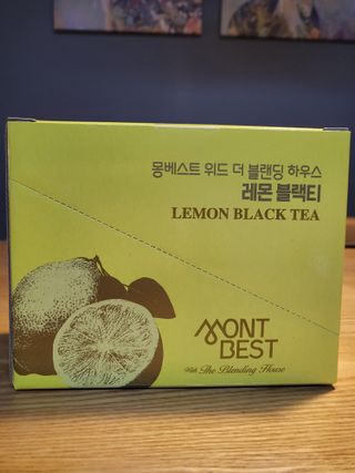 몽베스트 위드더 블랜딩 하우스 _레몬 블랙티 — 5점을 준 리뷰어가 2022년 12월 올린 사용 사진
