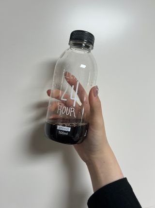 클린24시간 1BOX(5포) + 전용보틀(500ml) — 5점을 준 리뷰어가 2022년 10월 올린 사용 사진