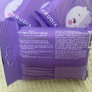 [후르디아] 블루베리 립앤아이 리무버 패드 4개 세트 — 5점을 준 리뷰어가 2021년 8월 올린 사용 사진