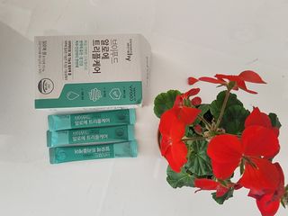 브이푸드 알로에 트리플케어 — 5점을 준 리뷰어가 2022년 4월 올린 사용 사진
