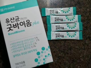 프리마인 유산균 국가지정연구소 선정, 살아있는 생유산균 200억 마리의 힘. 유산균n굿바이옴플러스 — 5점을 준 리뷰어가 2021년 9월 올린 사용 사진