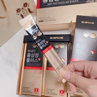 서울약사신협_투데이홍삼정플러스스틱_10g x 30포 — 5점을 준 리뷰어가 2021년 2월 올린 사용 사진