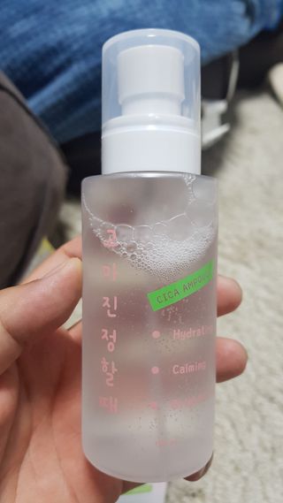 [시카앰플] 묘오한 고마진정할때 진정 스프레이 앰플 150ml — 4점을 준 리뷰어가 2021년 3월 올린 사용 사진