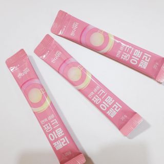 [인디닥터] 면역 생생 핑크 이뮨 젤리 — 5점을 준 리뷰어가 2022년 3월 올린 사용 사진