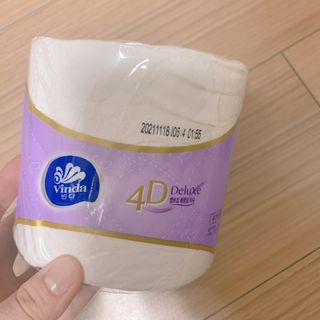 빈다 4Deluxe 4겹 엠보싱 롤 화장지 — 4점을 준 리뷰어가 2022년 3월 올린 사용 사진