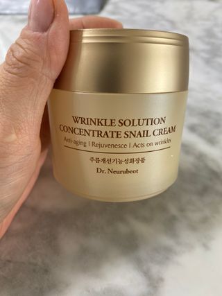Dr.느루벗 느루벗 링클 솔루션 콘센트레이트 스네일 탄력 달팽이 크림 80g — 5점을 준 리뷰어가 2021년 4월 올린 사용 사진