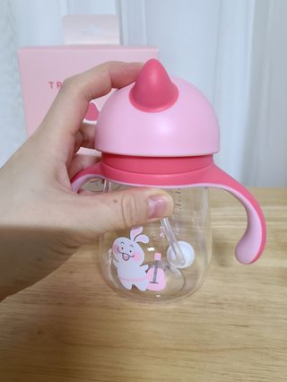 유비맘 트라이탄 코니빨대컵_컬러 랜덤 발송 — 5점을 준 리뷰어가 2020년 12월 올린 사용 사진