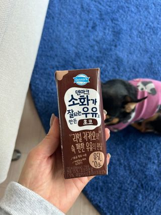 [구매평]덴마크 소화가 잘되는 우유로 만든 초코, 190ml, 24개 — 5점을 준 리뷰어가 2025년 2월 올린 사용 사진
