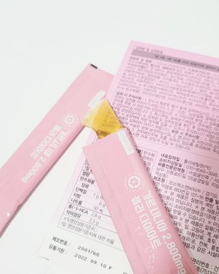 주식회사 얼굴반쪽 [얼굴반쪽 가르시니아 2,800mg] x 14포 1주 젤리 다이어트 보조제 체지방감소 — 5점을 준 리뷰어가 2021년 10월 올린 사용 사진