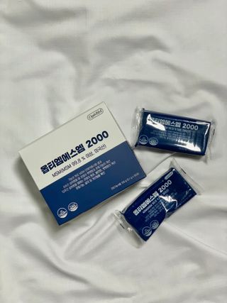 바른비타민 옵티엠에스엠2000 1박스 60포 관절 연골 복합건강기능식품 — 3점을 준 리뷰어가 2021년 6월 올린 사용 사진