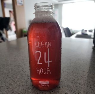 클린24시간 1BOX(5포) + 전용보틀(500ml) — 5점을 준 리뷰어가 2023년 7월 올린 사용 사진