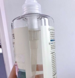 고위드올인원 세탁세제 1000ml — 4점을 준 리뷰어가 2021년 5월 올린 사용 사진