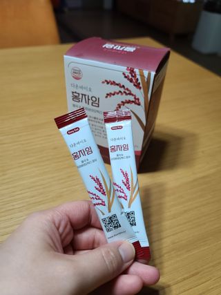 하루 1포로 콜레스테롤, 유산균, 고역가 소화효소까지 한번에 섭취! 다온바이오 홍자임 1개월분(30포) — 5점을 준 리뷰어가 2022년 12월 올린 사용 사진