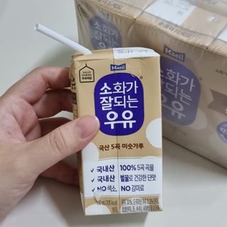 소화가 잘되는 우유 국산 5곡 미숫가루 — 5점을 준 리뷰어가 2021년 9월 올린 사용 사진