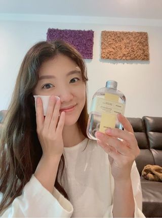[녹산] 비건 대나무 밸런싱 수분 토너 + 비건 바이오 비타 에센스 — 4점을 준 리뷰어가 2022년 11월 올린 사용 사진