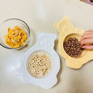 씨알푸드 뽀로로 시리얼 3종 — 5점을 준 리뷰어가 2022년 2월 올린 사용 사진