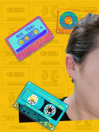[골드앤디어] 실버925 큐빅 포인트 이어커프_3color — 5점을 준 리뷰어가 2021년 5월 올린 사용 사진