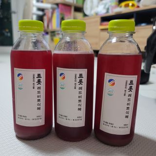 트롯전통식혜 트롯레드비트식혜 1리터 +500리터 — 5점을 준 리뷰어가 2021년 6월 올린 사용 사진