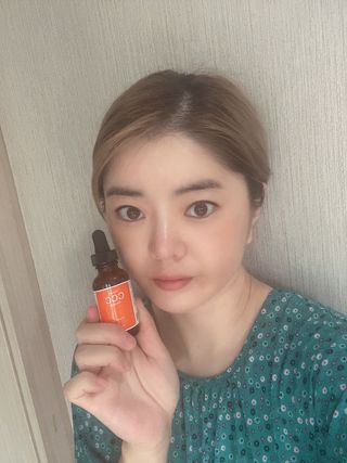 더마 사이언스 비타민 CCC 앰플 기미 브라이트닝 세럼 30ml — 5점을 준 리뷰어가 2021년 8월 올린 사용 사진