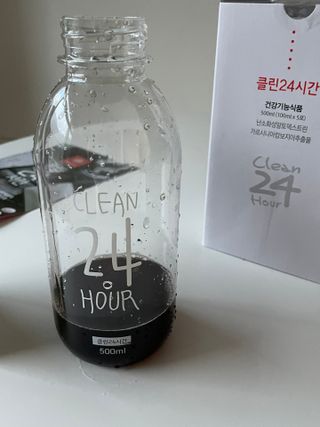 클린24시간 1BOX(5포) + 전용보틀(500ml) — 5점을 준 리뷰어가 2022년 12월 올린 사용 사진