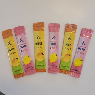 비타앤C 레몬맛, 망고맛 — 5점을 준 리뷰어가 2021년 4월 올린 사용 사진