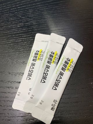 체인미 국화꽃 추출분말 에스오에스 곡류효소 과일채소 17종 혼합 분말 스틱 — 4점을 준 리뷰어가 2022년 1월 올린 사용 사진