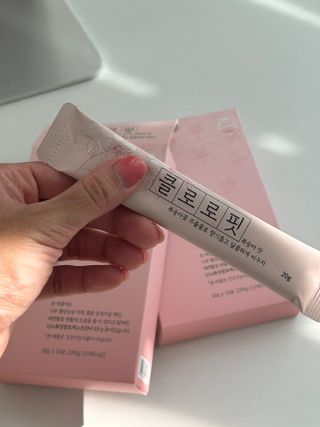 주식회사 메디프바이오 클로로핏 — 5점을 준 리뷰어가 2023년 8월 올린 사용 사진