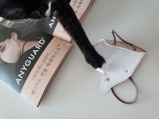 애니가드 셋업메베마스크 (대형 4컬러 + 중형 4컬러) — 5점을 준 리뷰어가 2022년 4월 올린 사용 사진