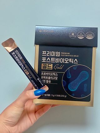 서울약사신협_프리미엄포스트바이오틱스골드_5g x 50포 — 4점을 준 리뷰어가 2021년 2월 올린 사용 사진