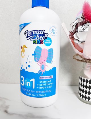 포멀비 키즈 3in1 1000ml /  베이비파우더향 — 5점을 준 리뷰어가 2025년 7월 올린 사용 사진
