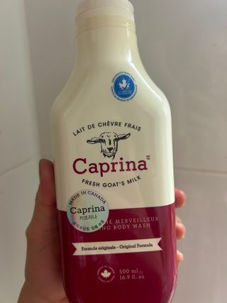 카프리나 프레쉬 산양밀크 어메이징 바디워시 500ml (오리지널향) — 5점을 준 리뷰어가 2023년 5월 올린 사용 사진
