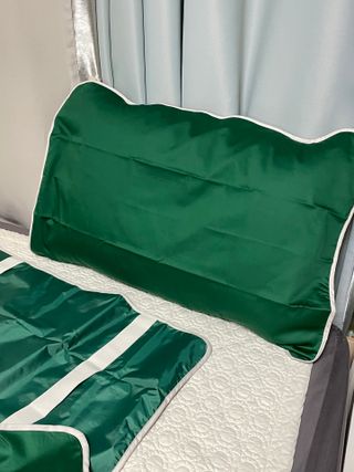 의식주의 비건 인증 오가닉 순면 베개 커버 레이어 커플 세트 — 5점을 준 리뷰어가 2023년 3월 올린 사용 사진