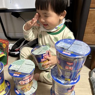 NISSIN 닛신 컵누들  4종 - 씨푸드오리지날, 씨푸드 스파이시, 씨푸드 커리, 씨푸드 XO소스 — 5점을 준 리뷰어가 2023년 1월 올린 사용 사진