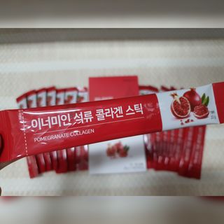 이너미인 석류 콜라겐 스틱 — 5점을 준 리뷰어가 2021년 1월 올린 사용 사진