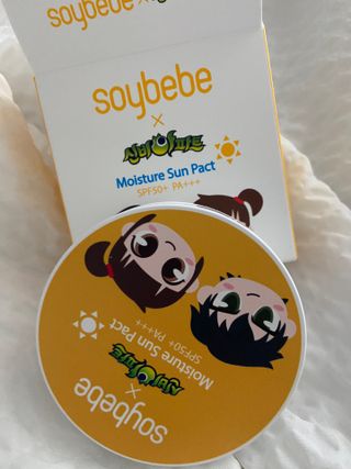 소이베베X신비아파트 모이스쳐 선팩트 SPF50+ PA+++ — 5점을 준 리뷰어가 2023년 5월 올린 사용 사진