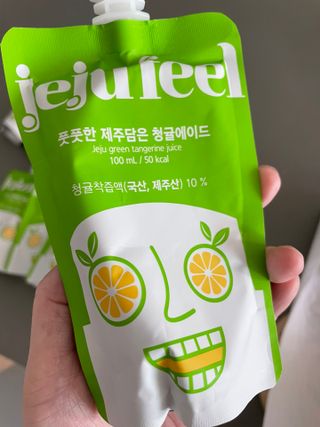 JEJUFEEL 풋풋한 제주담은 청귤에이드 — 5점을 준 리뷰어가 2022년 10월 올린 사용 사진