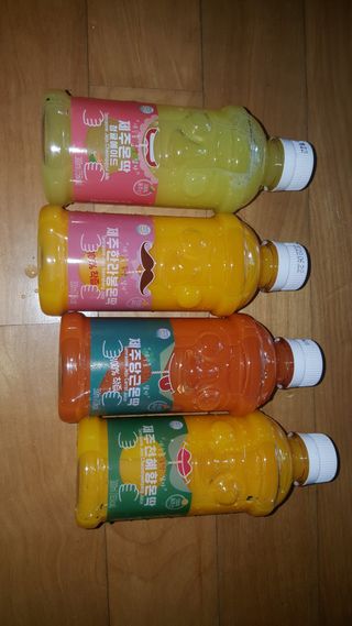 탐라원 제주의 맛, 몬딱주스 4종세트 - 한라봉몬딱주스, 천혜향몬딱주스, 청귤에이드, 당근몬딱주스 — 5점을 준 리뷰어가 2021년 7월 올린 사용 사진