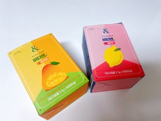 비타앤C 레몬맛, 망고맛 — 5점을 준 리뷰어가 2021년 6월 올린 사용 사진