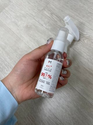 [엠메이데이] 그린티 피톤치드 감쪽같이 500ml + 손소독액 50ml — 5점을 준 리뷰어가 2022년 3월 올린 사용 사진