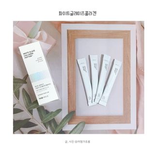 닥터윤 더마스킨 화이트 글레이즈 저분자 피쉬콜라겐 펩타이드 — 3점을 준 리뷰어가 2022년 8월 올린 사용 사진