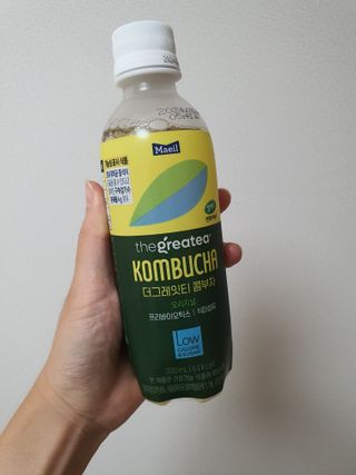 더그레잇티 콤부차 [매일유업] 더그레잇티 44kcal 콤부차 300ml *12개입 (오리지널 6개+베리리치 6개) — 5점을 준 리뷰어가 2023년 7월 올린 사용 사진