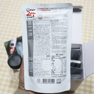 클린24시간 1BOX(5포) + 전용보틀(500ml) — 5점을 준 리뷰어가 2022년 12월 올린 사용 사진
