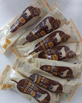 오마뎅 한우핫도그 — 5점을 준 리뷰어가 2021년 6월 올린 사용 사진