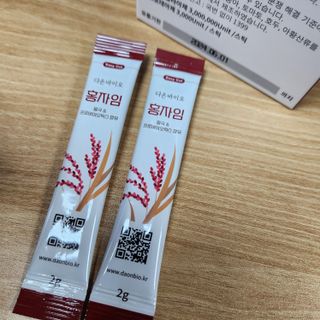 하루 1포로 콜레스테롤, 유산균, 고역가 소화효소까지 한번에 섭취! 다온바이오 홍자임 1개월분(30포) — 5점을 준 리뷰어가 2022년 12월 올린 사용 사진